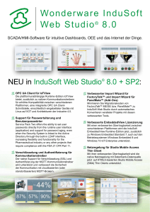Wonderware InduSoft Web Studio® 8.0