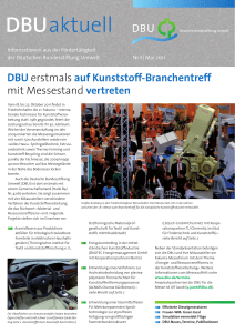aktuell DBU - Deutsche Bundesstiftung Umwelt