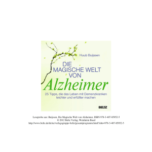 Die Magische Welt von Alzheimer