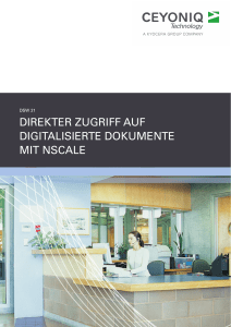 Direkter Zugriff auf DigitaliSierte Dokumente mit nScale
