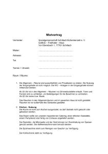 Mietvertrag - Sozialgemeinschaft Schiltach/Schenkenzell eV