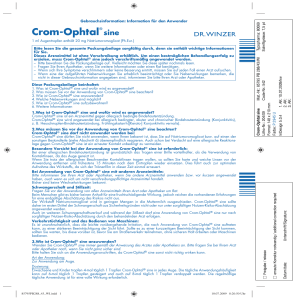 Crom-Ophtal® sine - Dr. Winzer Pharma