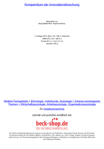 Kompendium der Innovationsforschung - ReadingSample - Beck-Shop