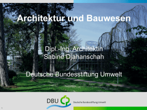 Dipl.-Ing. Sabine Djahanschah - Deutsche Bundesstiftung Umwelt