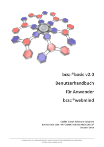 bcs::®basic v2.0 Benutzerhandbuch für Anwender bcs