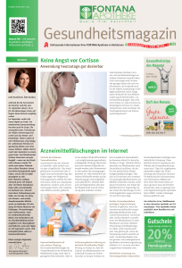 Gesundheitsmagazin September 2015