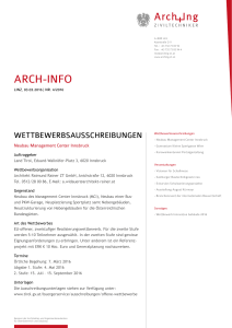 ARCH-INFO - Kammer der Architekten und Ingenieurkonsulenten