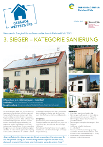 3. sieger – kategorie sanierung - Energieagentur Rheinland