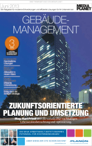 Themenzeitung Facility Management, 20. Juni 2013 pdf, 3.1 MB