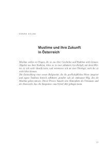 Muslime und ihre Zukunft in Österreich