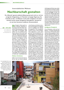 Nachbarschaft gestalten - Bau-Satz | Architektur