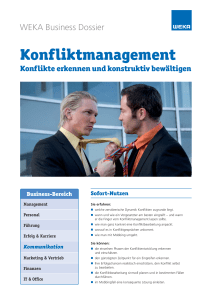 Konfliktmanagement - WEKA Business Media AG