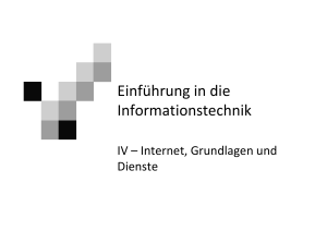 Einführung in die Informationstechnik