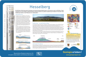 Schautafel Hesselberg - Bayerisches Landesamt für Umwelt