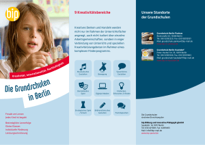 Die Grundschulen in Berlin - bip Bildung und innovative Pädagogik