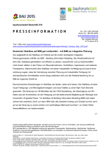 Pressemitteilung Mit BIM zur integralen Planung (250,0 kB