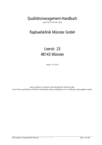 QM Handbuch - Raphaelsklinik