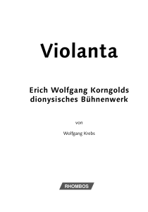 Violanta - Dr. Wolfgang Krebs