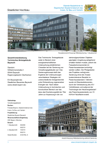 Gesamtinstandsetzung Technisches Ämtergebäude Bayreuth