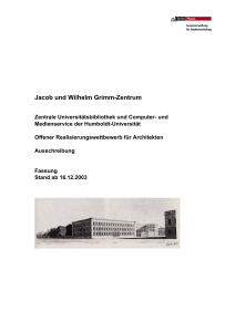 Jacob und Wilhelm Grimm-Zentrum