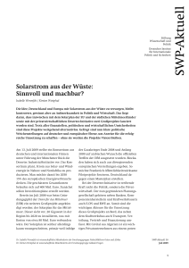 SWP-Aktuell 2009/A 39, Juli 2009, 4 Seiten