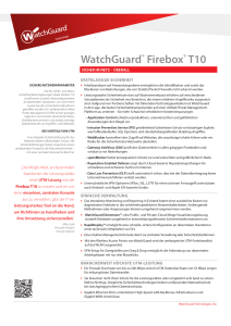 WatchGuard® Firebox® T10
