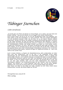 25. Ausgabe 220212 Venus - Astronomische Vereinigung Tübingen