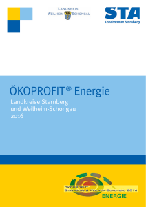 ÖKOPROFIT® Energie - Landratsamt Starnberg