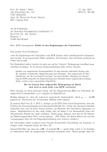 Prof. Dr. Ralph v. Baltz 15. Apr. 2013 Alte Pforzheimer Str. 110