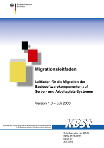 Migrationsleitfaden - FTP Inhaltsverzeichnis