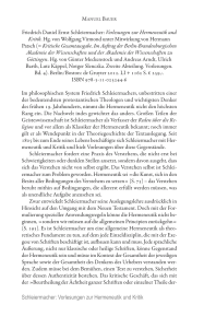 Friedrich Daniel Ernst Schleiermacher: Vorlesungen zur