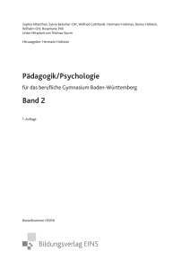 Pädagogik/Psychologie Band 2