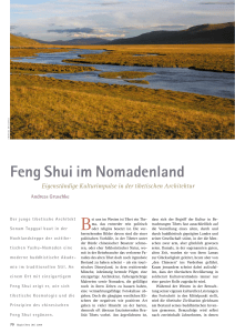 Feng Shui im Nomadenland