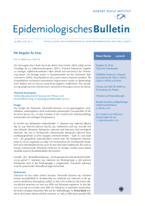 Epidemiologisches Bulletin 12/2016