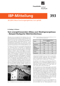 IBP-Mitteilung 393 - Fraunhofer