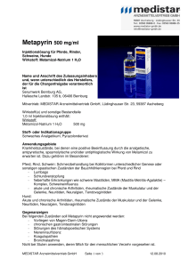Metapyrin 500 mgml - MEDISTAR Arzneimittelvertrieb GmbH