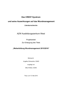 Das CREST Syndrom - Wundmanagement Tirol
