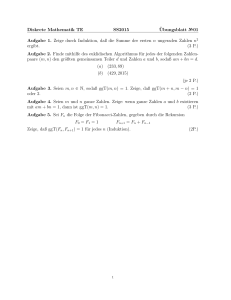 Diskrete Mathematik TE SS2015 ¨Ubungsblatt №01 Aufgabe 1