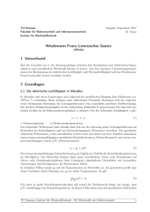 Wiedemann-Franz-Lorenzsches Gesetz