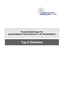 Typ-2-Diabetes - Universitätsklinikum Freiburg