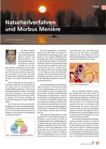 Naturheilverfahren und Morbus Menière