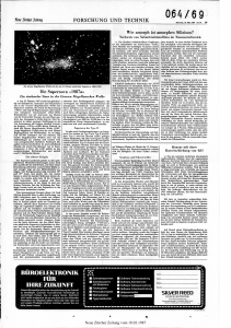 Die Supernova - Neue Zürcher Zeitung