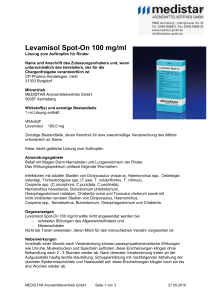 Levamisol Spot-On 100 mg/ml - MEDISTAR Arzneimittelvertrieb GmbH