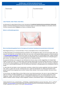 Kombiniert festsitzend-herausnehmbarer Zahnersatz