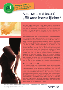 Sexualität bei Acne inversa - acne