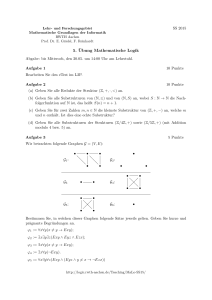 5. Übung Mathematische Logik