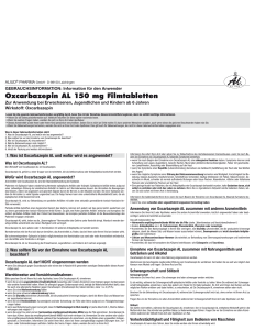 Oxcarbazepin AL 150 mg Filmtabletten