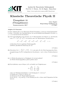 Klassische Theoretische Physik II