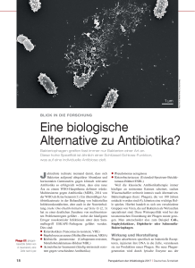 Eine biologische Alternative zu Antibiotika?