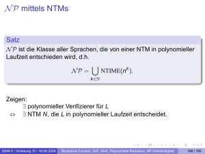 NP mittels NTMs